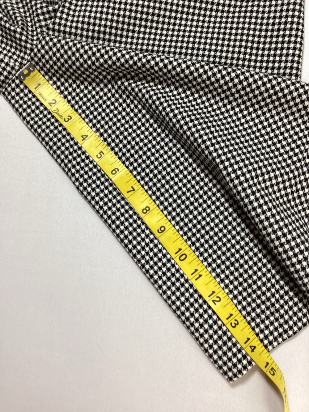 Anthropologie Maeve Black and White Houndstooth Culpte Shorts - Picture 13 of 15
